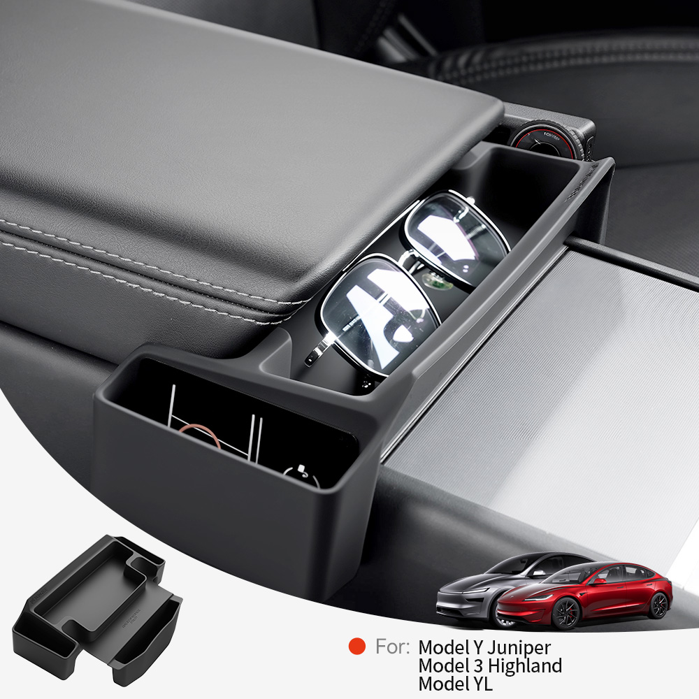 Tech Car Accessories - Kotak Penyimpanan Sandaran Tangan Konsol Tengah