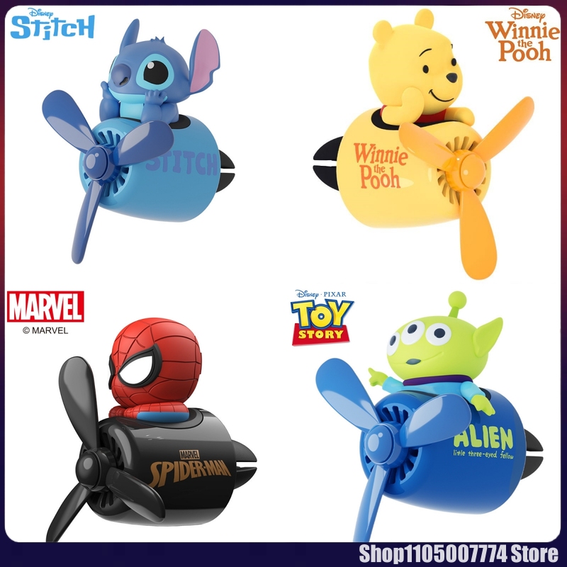 Tech Car Accessories - Stitch Spiderman Karakter Alien Dekorasi Saluran