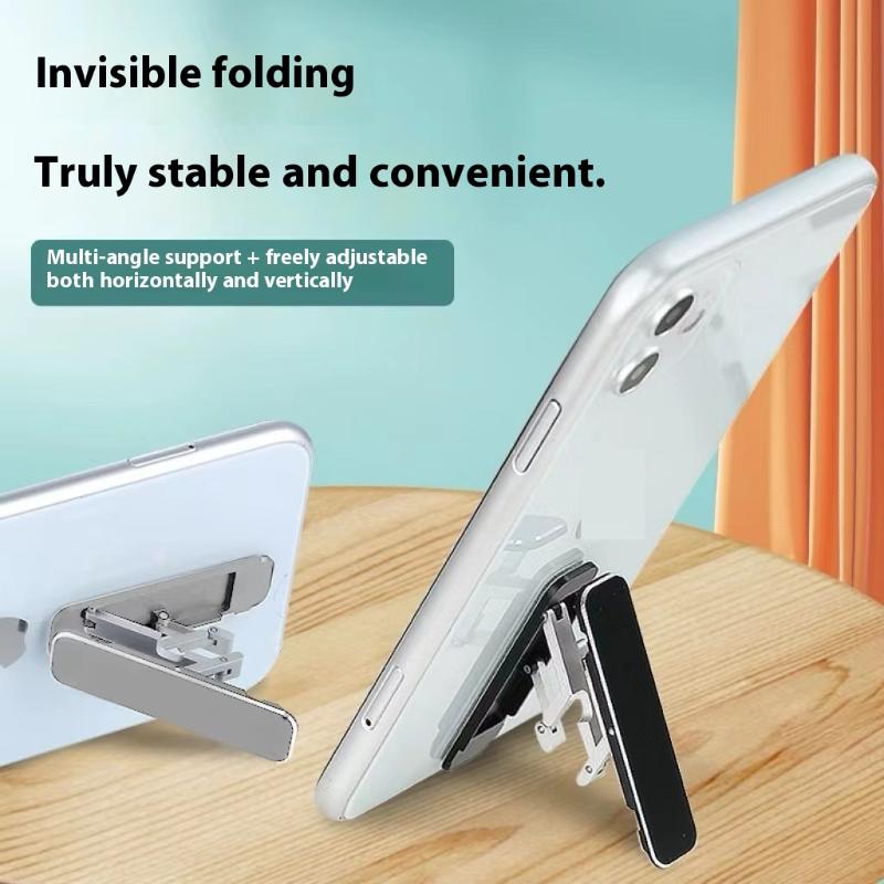 Phone Stand Aluminum - 1/3 Buah Penyangga Ponsel Mini Tak