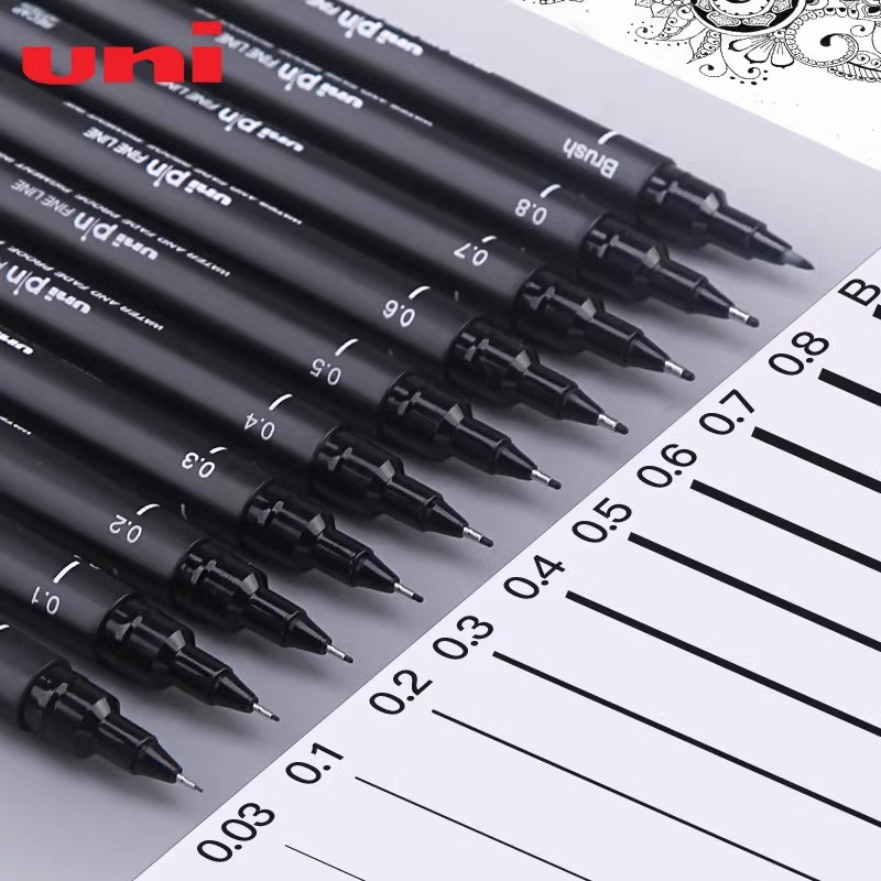 Tech Office Accessories - UNI Jepang jarum tabung Gel pena