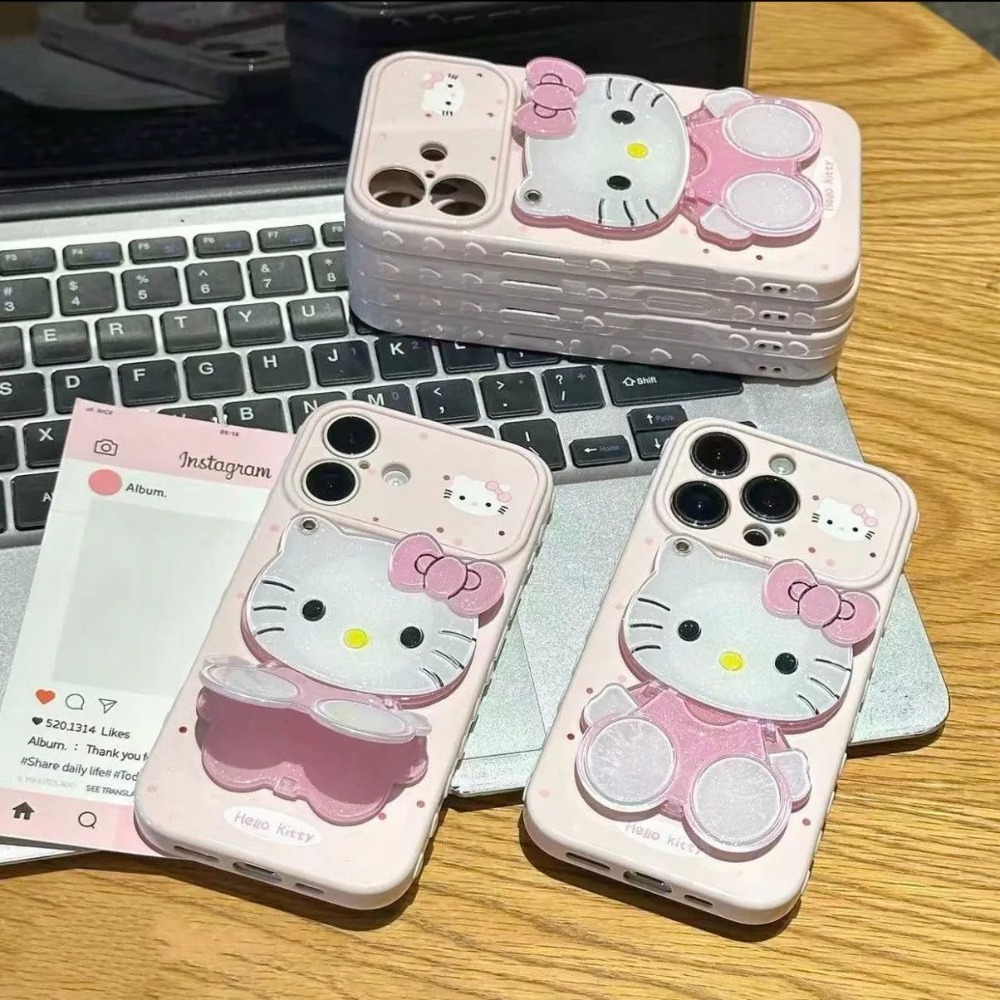 Tech Accessories Phone - Casing Ponsel Anime Kreatif dengan Tempat