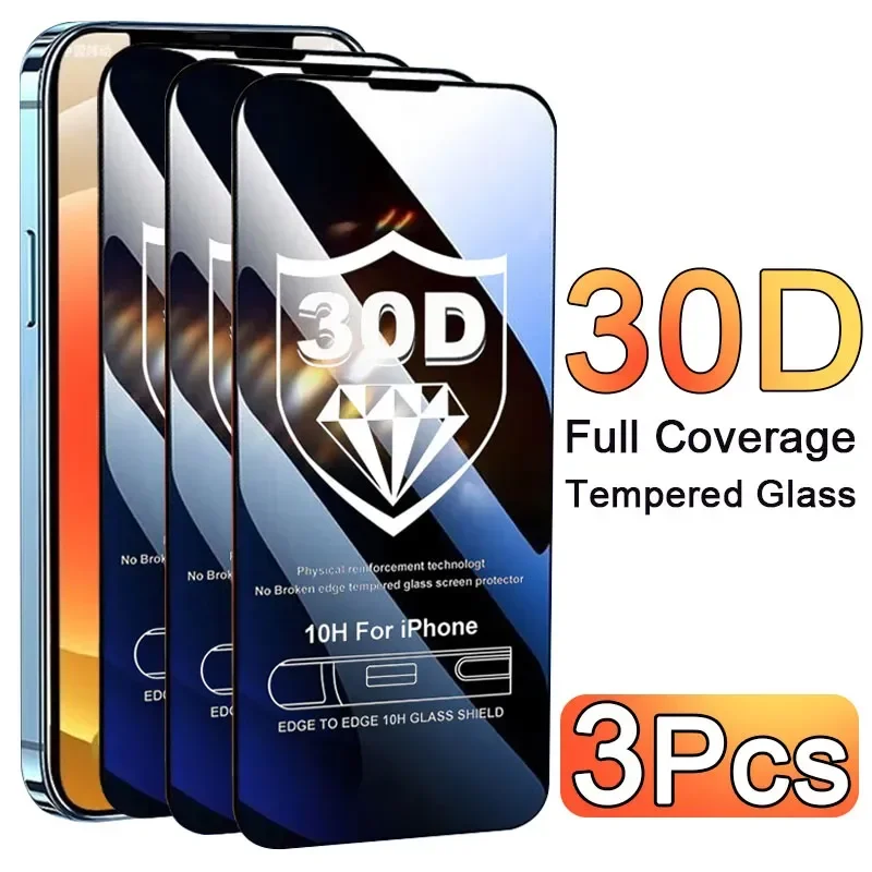 Tech Accessories Phone - 3PCS Pelindung Layar Kaca untuk IPhone