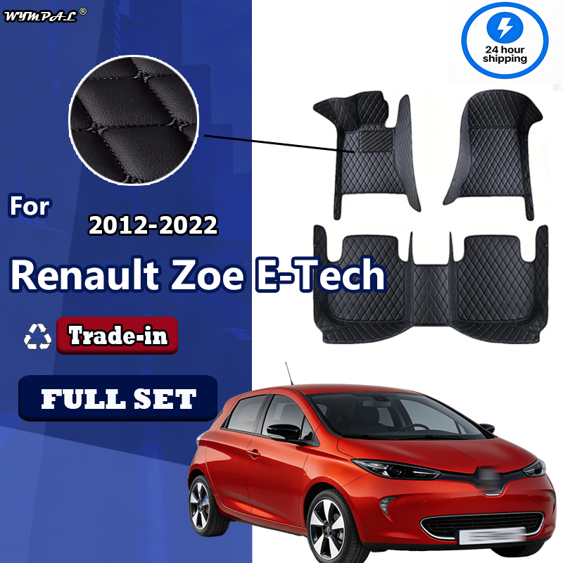 Tech Accessories Renault - Karpet Lantai Mobil Kulit Mewah untuk