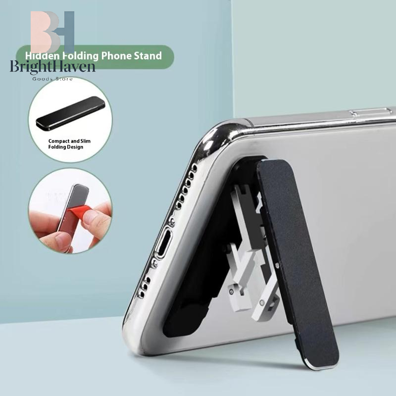 Phone Stand Aluminum - 1/3 Buah Penyangga Ponsel Mini Tak
