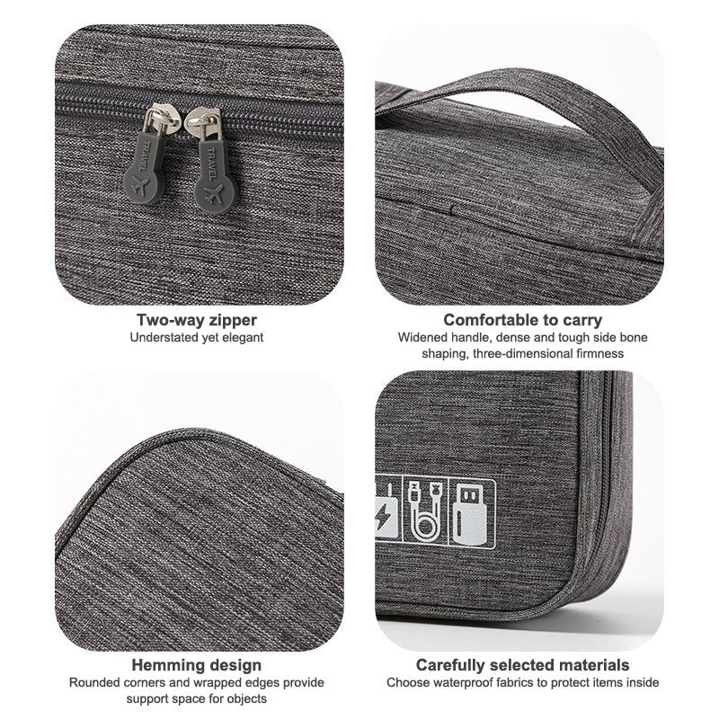 【Tas Penyimpanan Alat Cukur Ra - Tech Accessories Organizer ulasan dan harga