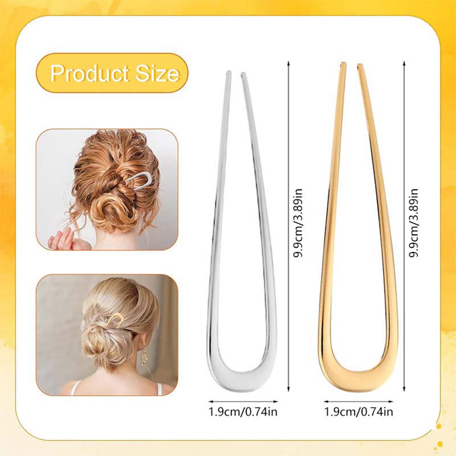 Jepit Rambut Bentuk U Prancis  - Tech Accessories For Women ulasan dan harga