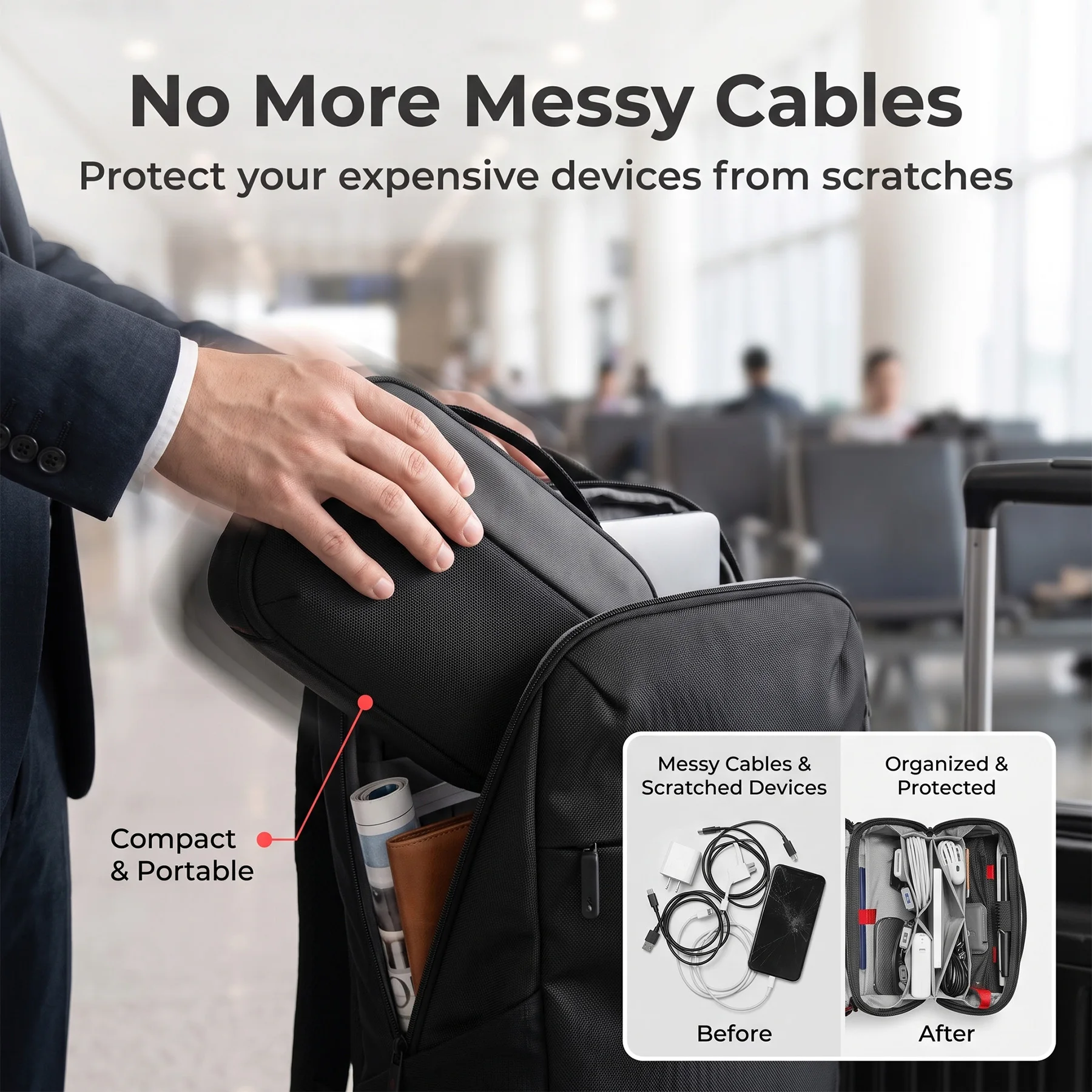 Kantong Organizer Perlengkapan - Tech Accessories Organizer ulasan dan harga