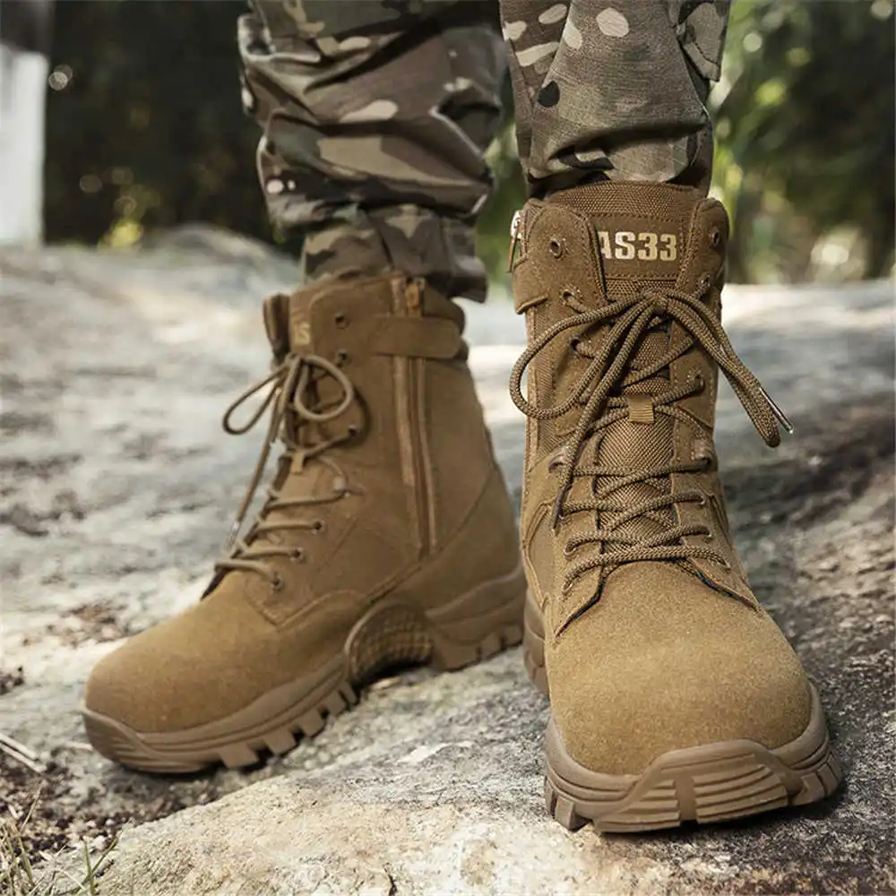 Sepatu boot kulit asli antisel - Tech Accessories Sale ulasan dan harga