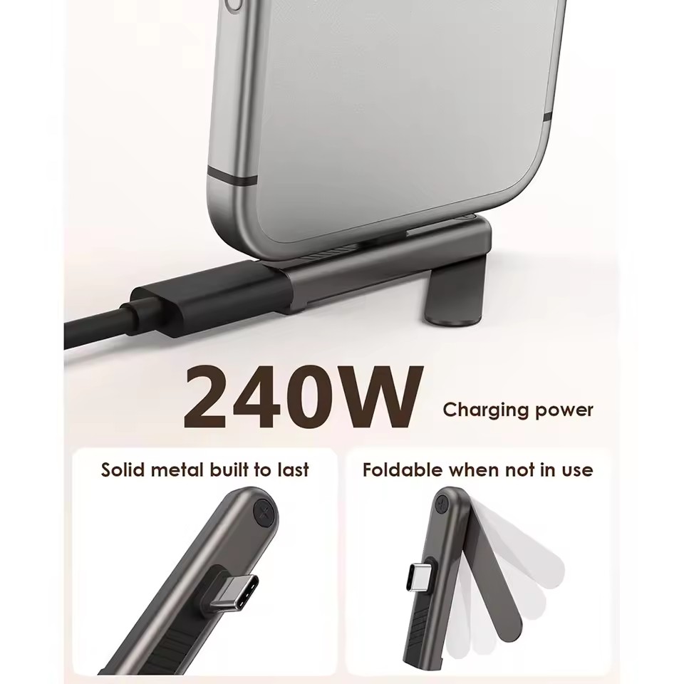 2/1 Buah Adaptor Lipat Braket  - Phone Stand Aluminum ulasan dan harga