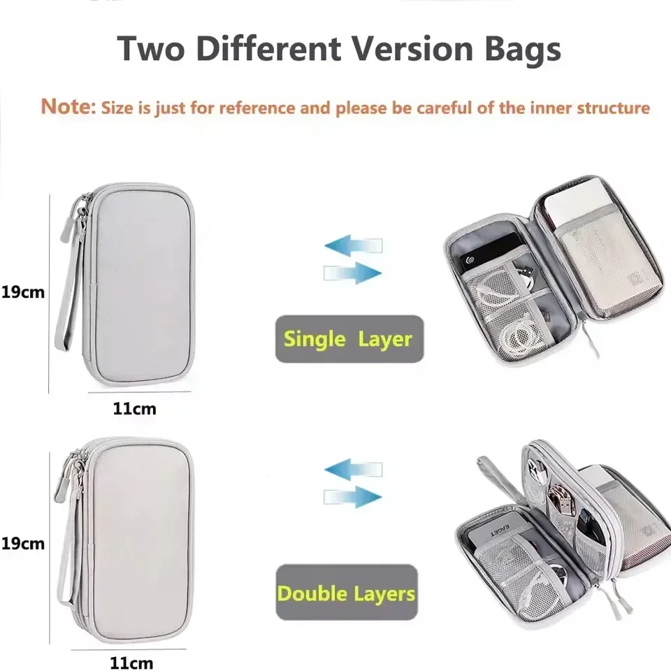 Tas Kabel Perjalanan Portabel, - Tech Accessories Organizer ulasan dan harga
