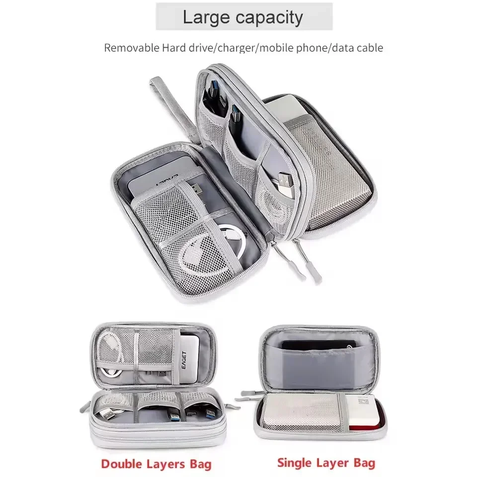 Tas Kabel Perjalanan Portabel, - Tech Accessories Organizer ulasan dan harga