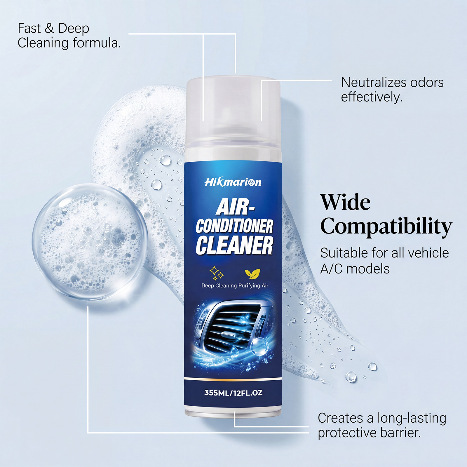 Semprotan Pembersih AC Mobil C - Screen Cleaner Spray ulasan dan harga