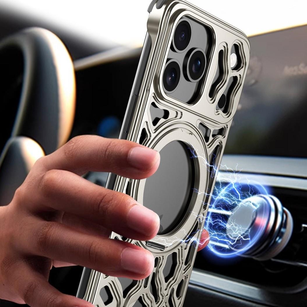 Casing ponsel 360 untuk iPhone - Phone Stand Aluminum ulasan dan harga