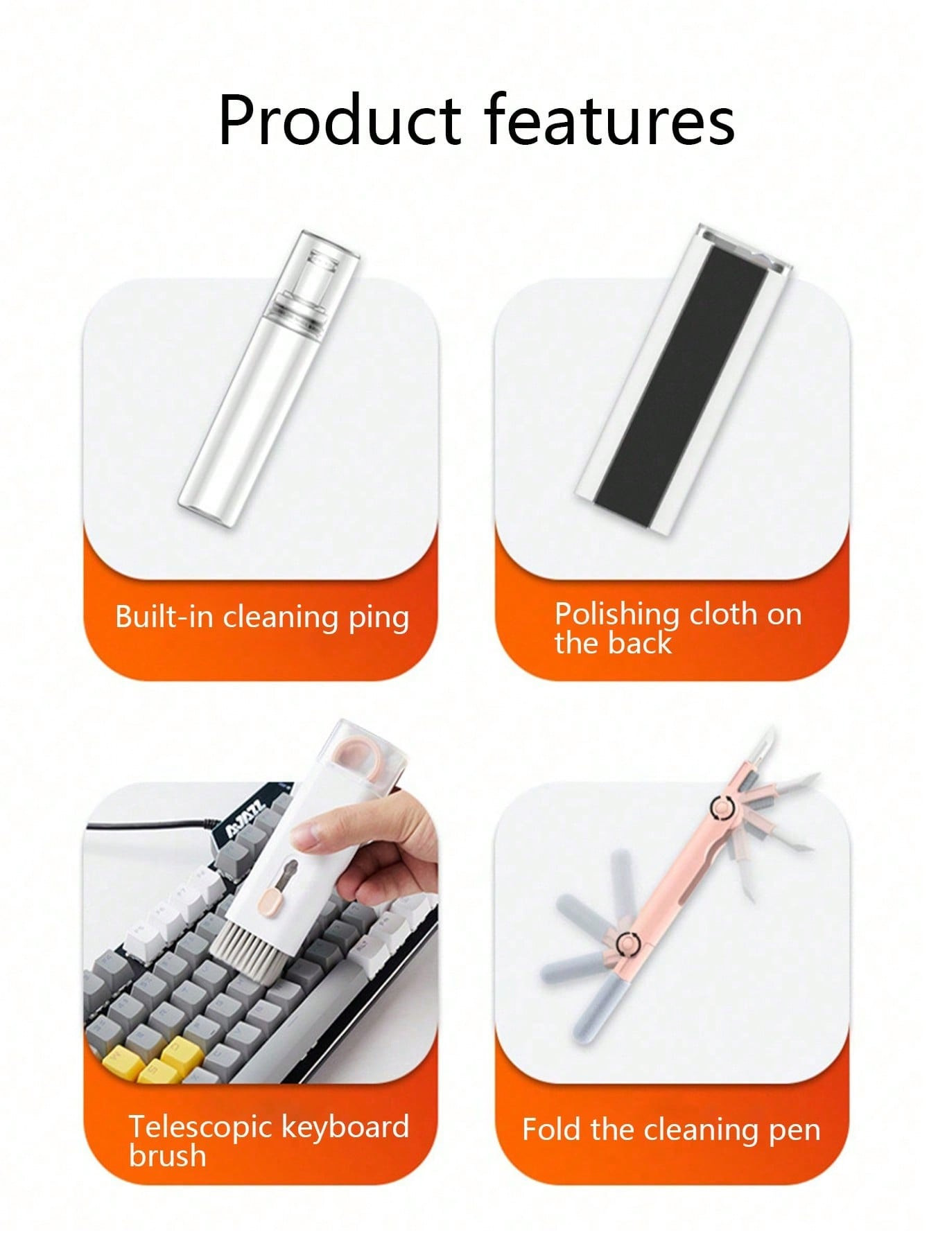 Set Sikat Pembersih Keyboard K - Screen Cleaner Spray ulasan dan harga