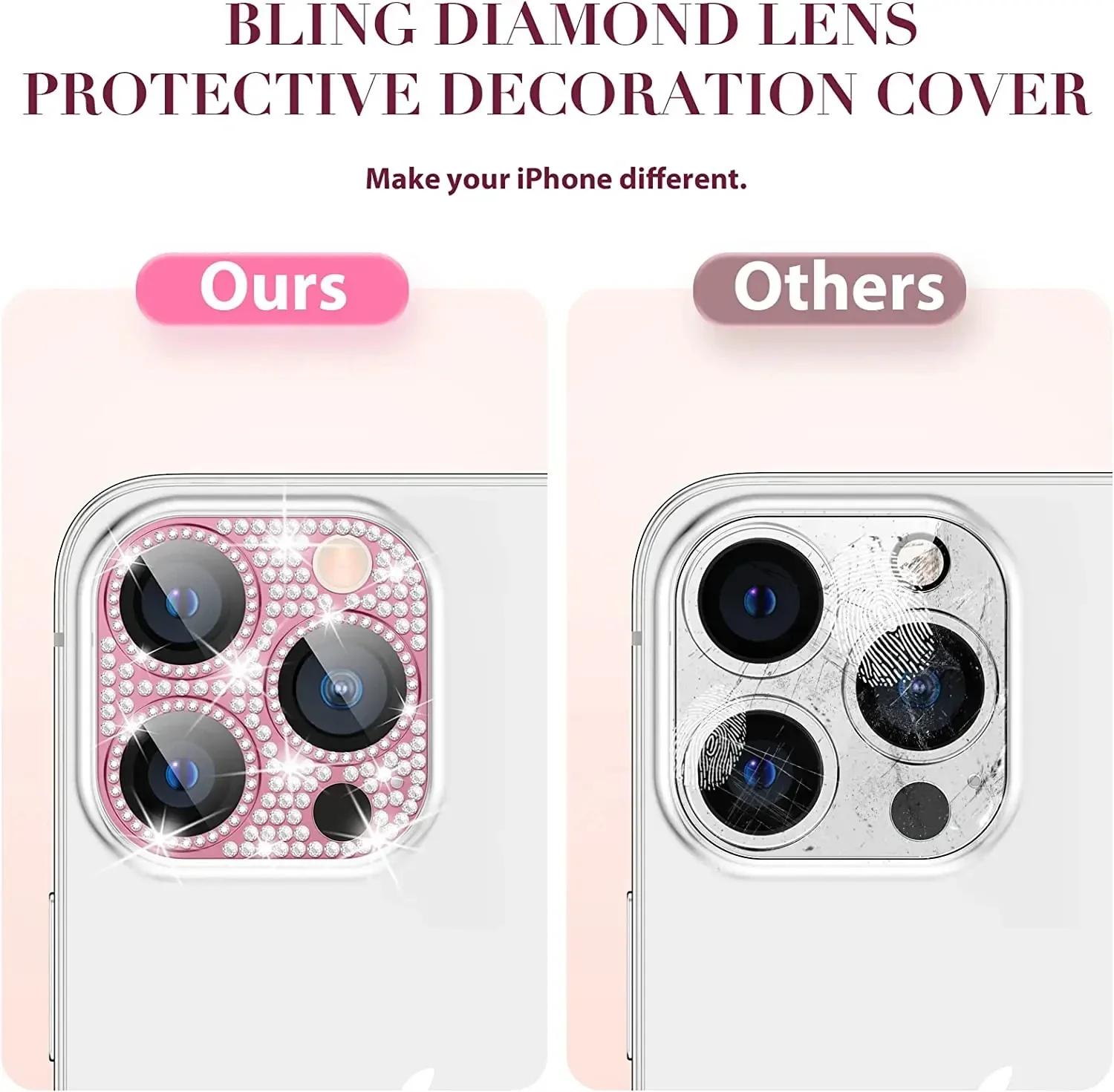 Pelindung Lensa Kamera Glitter - Tech Accessories Phone ulasan dan harga